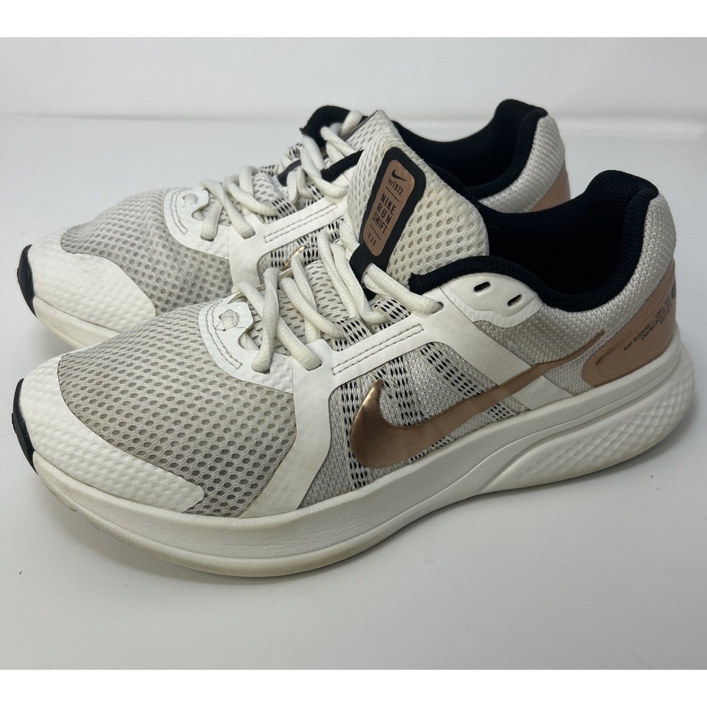 Nike Run Swift 2 Sail Metallic Copper Coin Women's Size 8 CU3528-103 Sneakers